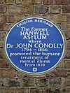 The former HANWELL ASYLUM where Dr JOHN CONOLLY 1794-1866 promoted the humane treatment of mental illness from 1839.jpg