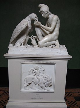 Ганимед, кормящий Зевса в образе орла (1817).