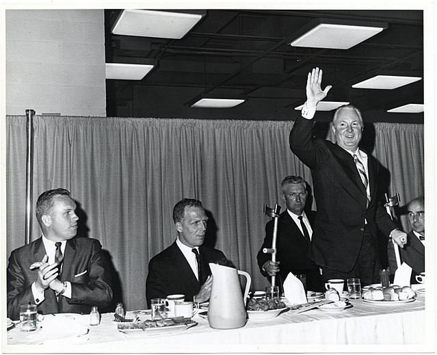 White with predecessor as Mayor of Boston John F. Collins (1960–1968). White would succeed Collins following the 1967 mayoral election.