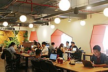 Toong's design in Hanoi is a blend of cultural features and modern details. Toong Coworking Space in Hanoi.jpg