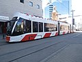 Tram 512 at Paberi Stop Kesklinn Tallinn 1 June 2018.jpg