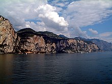 Tremosine vista dal lago di Garda