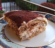 Tiramisù, a typical dessert from Treviso.