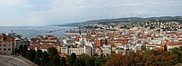 Trieste vue depuis la Piazza della Cattedrale