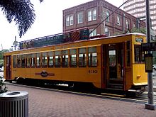 Street Car at Franklin and Whiting Street Trolley at Franklin and Whiting Street.jpg