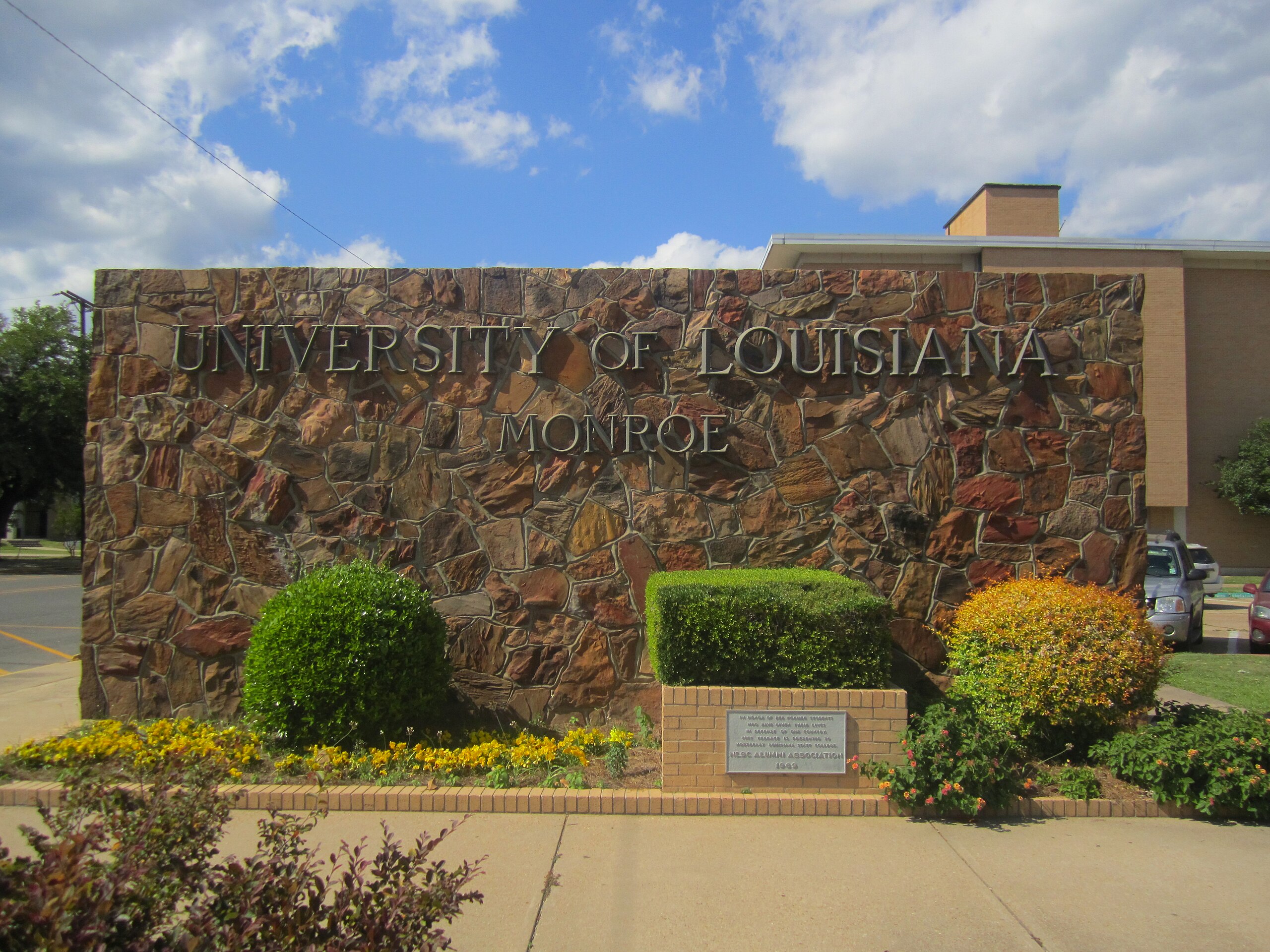 University of Louisiana Monroe Wood Sign with String