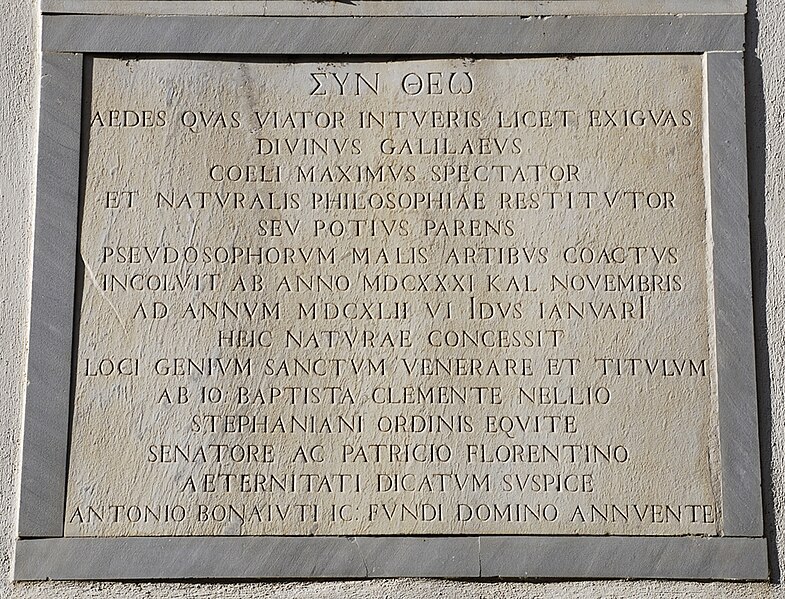 File:Villa Il Gioiello - Facade - Memorial Tablet.JPG