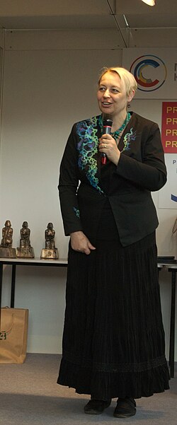 Vilma Kadlečková na Světu knihy 2015 v Praze