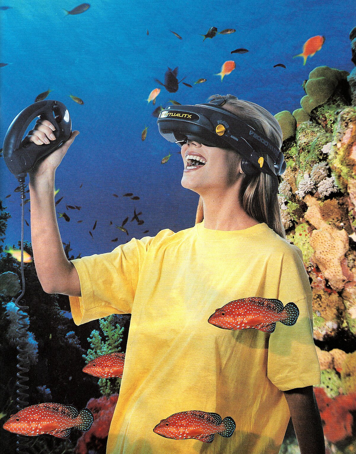 Virtuality is a line of virtual reality gaming machines produced by Virtuality Group, and found in video arcades in the early 1990s.[1] The ma