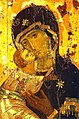 Vladimirska Gospa, 12. stoljeće, Moskva, najznačajnija ikona ruskog naroda.