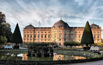 Würzburg Residence and court garden