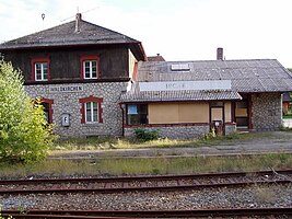 Station building from the track side (2006)