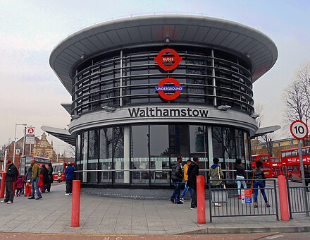 Walthamstow Central bus and train stations