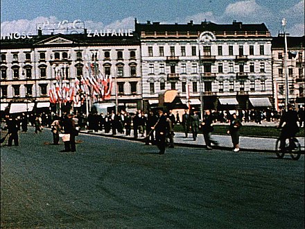 Place Piłsudski avant la Seconde Guerre mondiale