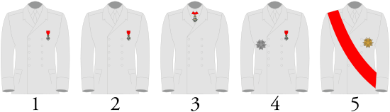 Wearing of the insignia of the Légion d'honneur (gentlemens).svg