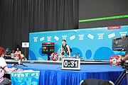 Deutsch: Gewichtheben bei den Olympischen Jugendspielen 2018; Tag 1, 7. Oktober 2018; Jungen 56 kg English: Weightlifting at the 2018 Summer Youth Olympics at 7 October 2018 – Boys' 56 kg