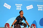 Deutsch: Gewichtheben bei den Olympischen Jugendspielen 2018; Tag 2, 10. Oktober 2018; Jungen 62 kg English: Weightlifting at the 2018 Summer Youth Olympics at 8 October 2018 – Boys' 62 kg