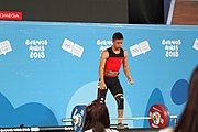 Deutsch: Gewichtheben bei den Olympischen Jugendspielen 2018; Tag 2, 10. Oktober 2018; Jungen 62 kg English: Weightlifting at the 2018 Summer Youth Olympics at 8 October 2018 – Boys' 62 kg