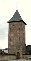 Westelijke toren, ooit ook duiventoren