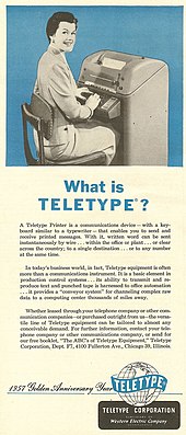 Kio estas Teletype?