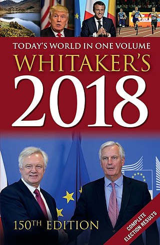 <i>Whitakers Almanack</i> British annual reference book
