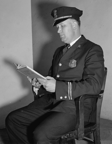 White House Police officer Ira Lee Law, circa 1938 White House Police 1938.png