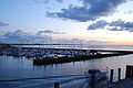 Sonnenaufgang über dem Hafen von Wyk auf Föhr