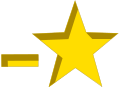 Yellow star unboxed minus.svg