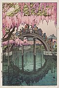 「東京拾二題 亀戸神社」 1927年（昭和2年）