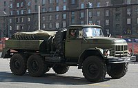 ZIL-131 s cisternovou nástavbou ruské armády