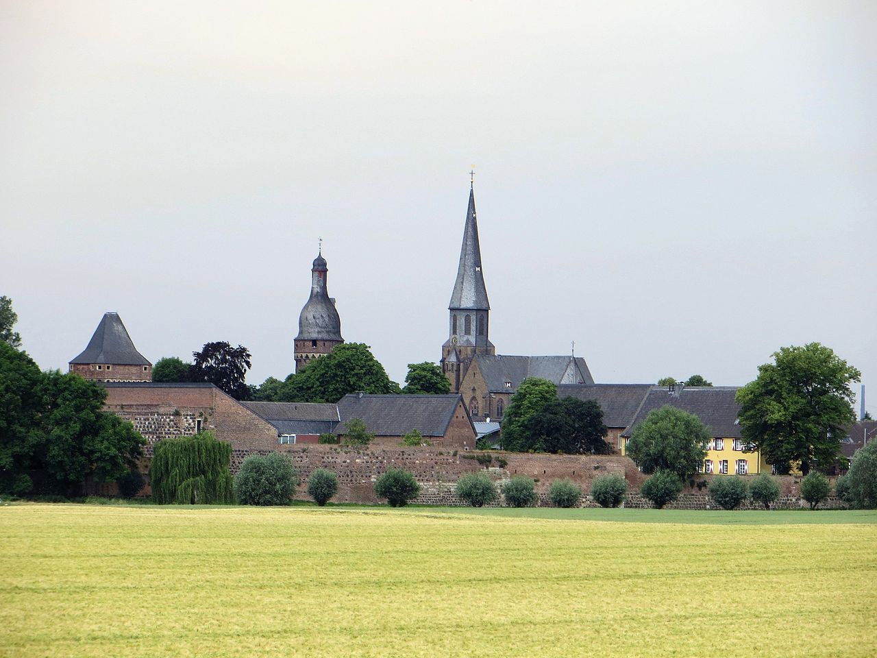 Panoramablick auf Zons