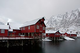 Å i Lofoten, a village towards the southern end of the Lofoten archipelago