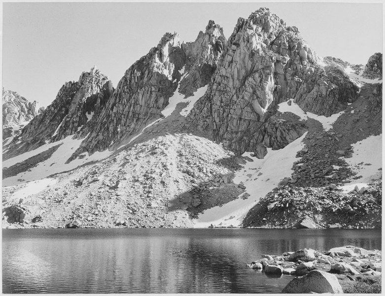 File:"Kearsage Pinnacles, Kings River Canyon (Proposed as a national park)," California, 1936., ca. 1936 - NARA - 519921.tif