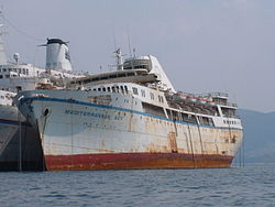 The Mediterranean Sky launched in Eleusis, August 2002