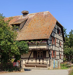 Half-timbered house from Muespach Écomusée d’Alsace Ungersheim France