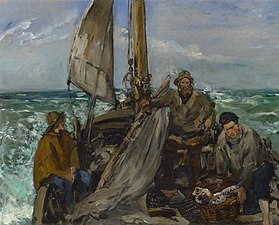 Édouard Manet, Les Travailleurs de la mer (1873).
