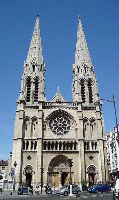 Comment aller à Église Saint Jean-Baptiste de Belleville en transport en commun - A propos de cet endroit