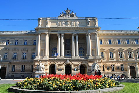 The photo shows Ivan Franko National University of Lviv