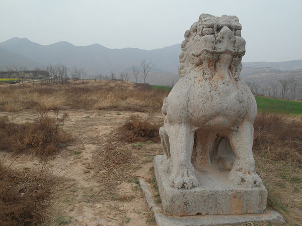 Chongling (崇陵), tomb of Emperor Dezong, in Jingyang County, Shaanxi