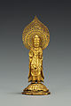80. Gold standing Buddha from the Unified Silla period.