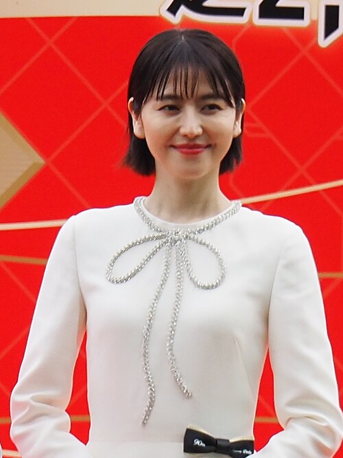 Nagasawa at the 90th Tōkyō Yūshun Award Ceremony in May 2023