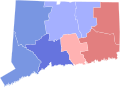 Results for the 1873 Connecticut gubernatorial election by county.