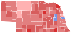 1930 Senaatsverkiezingen van de Verenigde Staten in Nebraska resultatenkaart door county.svg