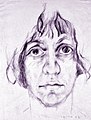 1963 Verena Pfisterer Selbstporträt koloriert.jpg