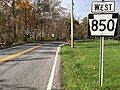 File:2021-10-28 13 08 09 View west along Pennsylvania State Route 850 (Middle Road) at Pennsylvania State Route 75 in Tuscarora Township, Juniata County, Pennsylvania.jpg