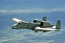 Un A-10 en mission au-dessus de l'Afghanistan.