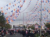 AKP rally in Diyarbekir, Oct 29, 2015Image donated to Wikimedia UK by Mark Lowen, former BBC correspondent in Turkey.{{subst:OP}}