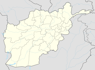 Mapa de localización Afganistán