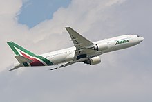 Boeing 777-200ER der Alitalia