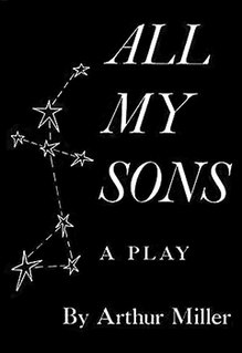 <i>All My Sons</i> 1947 play by Arthur Miller